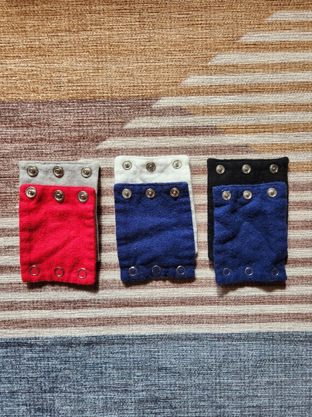 Pack of 6 onesie extenders - 3 sizes